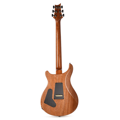 PRS Custom 24 Semi-Hollow Artist Flame Maple Top Awabi Birds Private Stock Faded Indigo w/Natural Back Electric Guitars