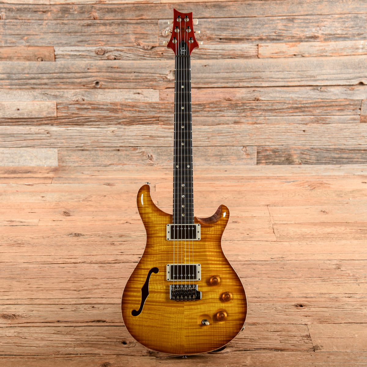 PRS DGT Semi-Hollow David Grissom Tremolo McCarty Sunburst 2024 Electric Guitars