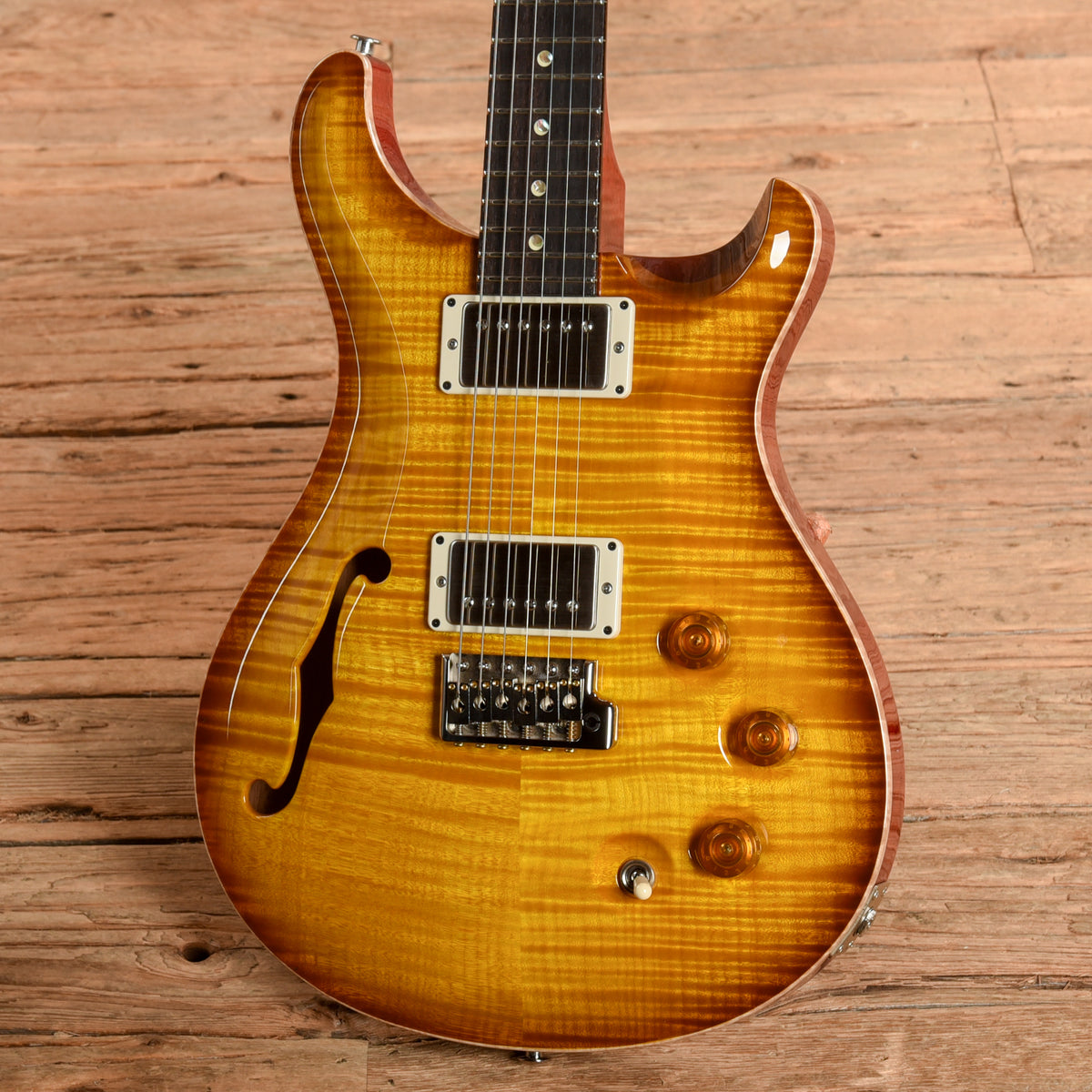 PRS DGT Semi-Hollow David Grissom Tremolo McCarty Sunburst 2024 Electric Guitars