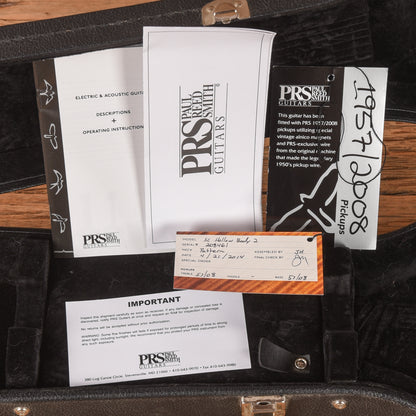 PRS Hollowbody II Piezo Charcoal Burst 2014 Electric Guitars