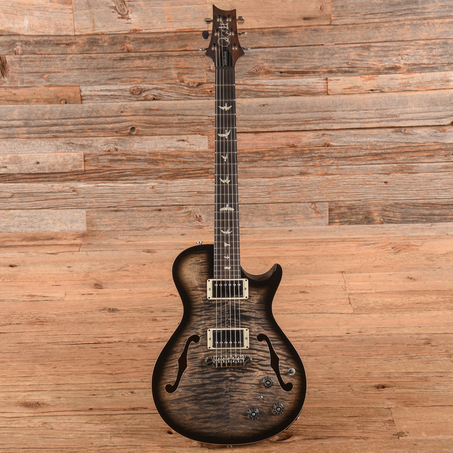 PRS Hollowbody II Piezo Charcoal Burst 2014 Electric Guitars