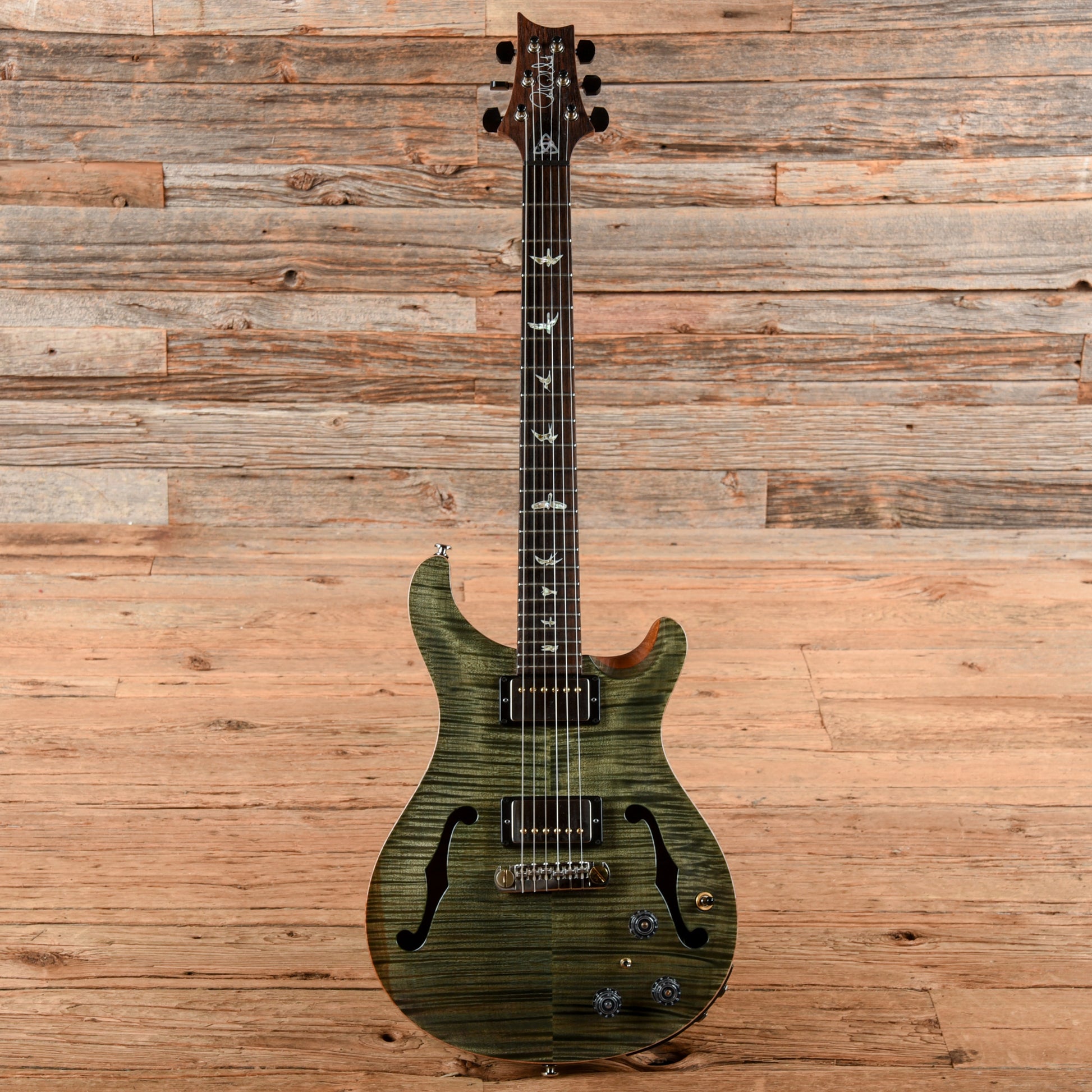 PRS Hollowbody II Piezo Trampas Green 2020 Electric Guitars