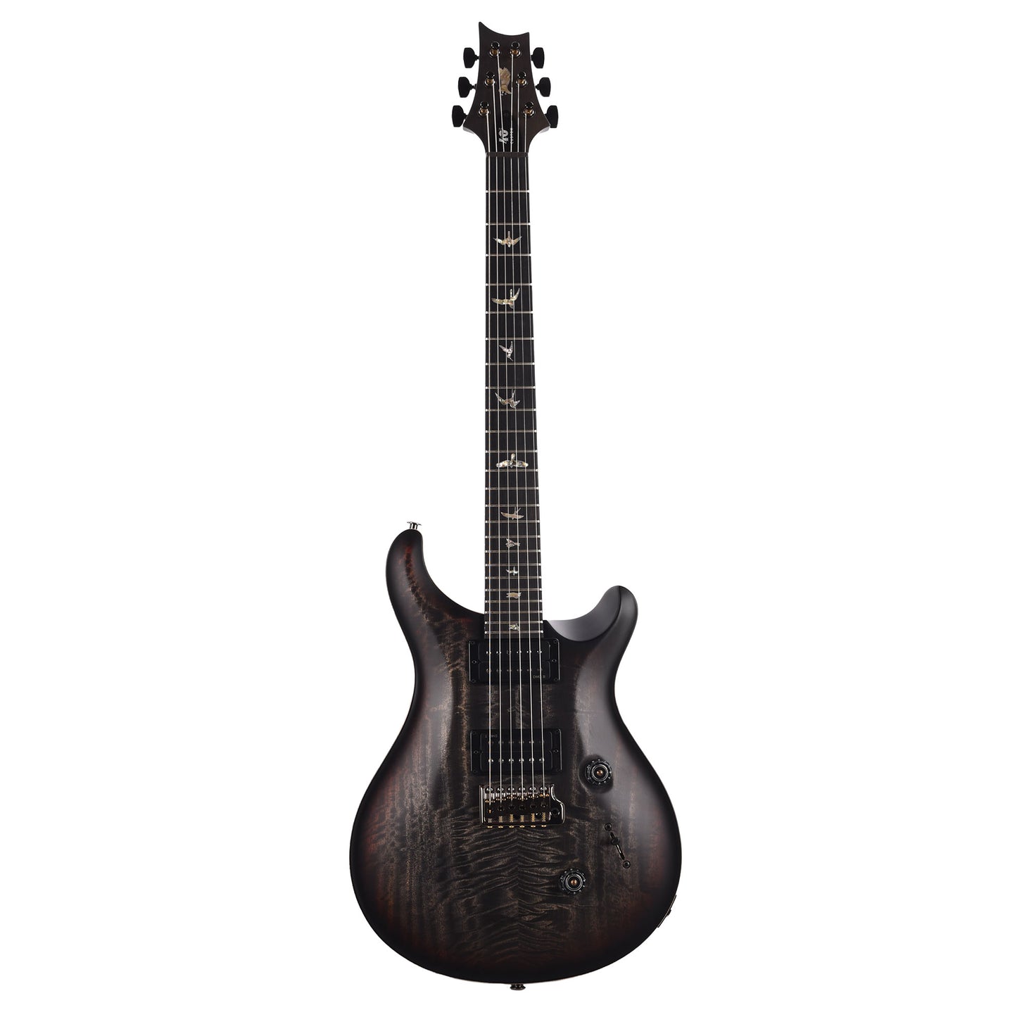 PRS Limited Edition 40th Anniversary Custom 24 Satin Charcoal Tri-Color Burst Electric Guitars