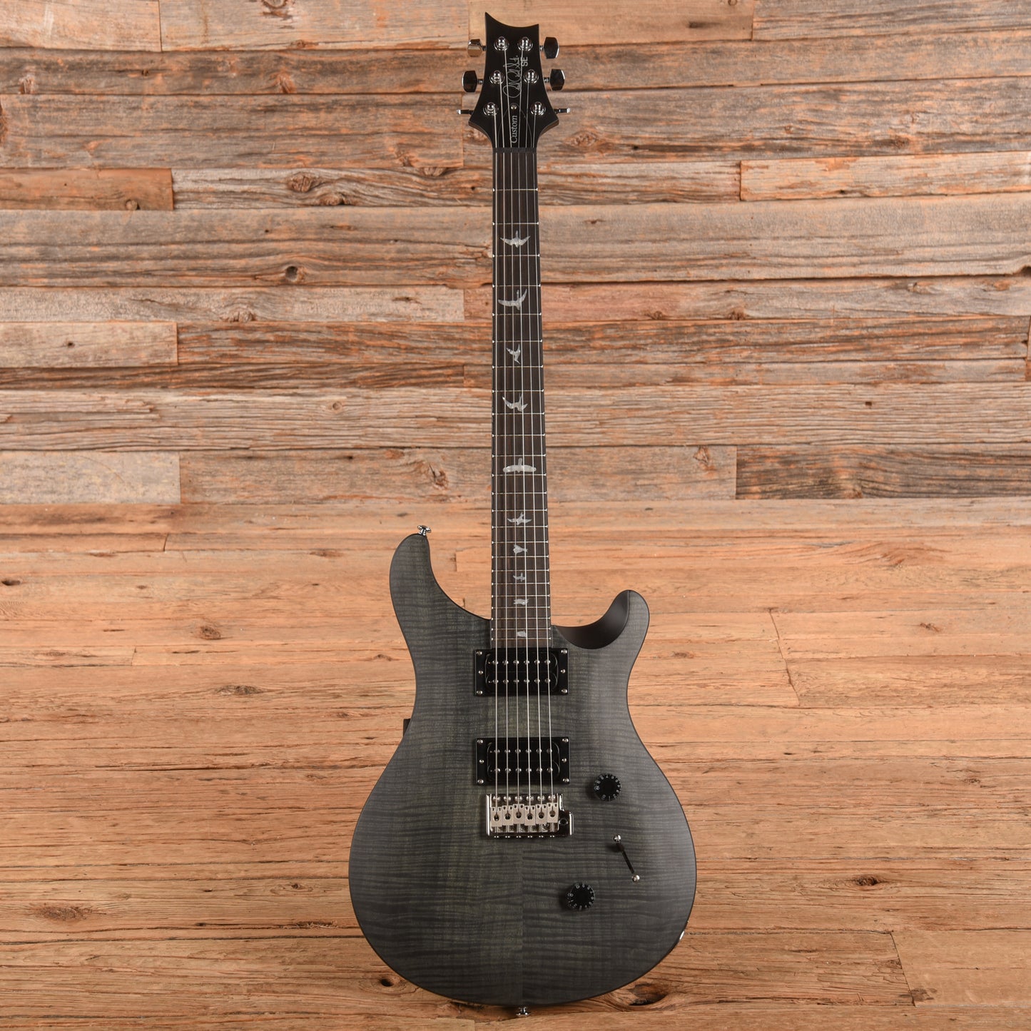 PRS Limited Edition SE Custom 24 Stealth Satin Grey Black 2019 Electric Guitars