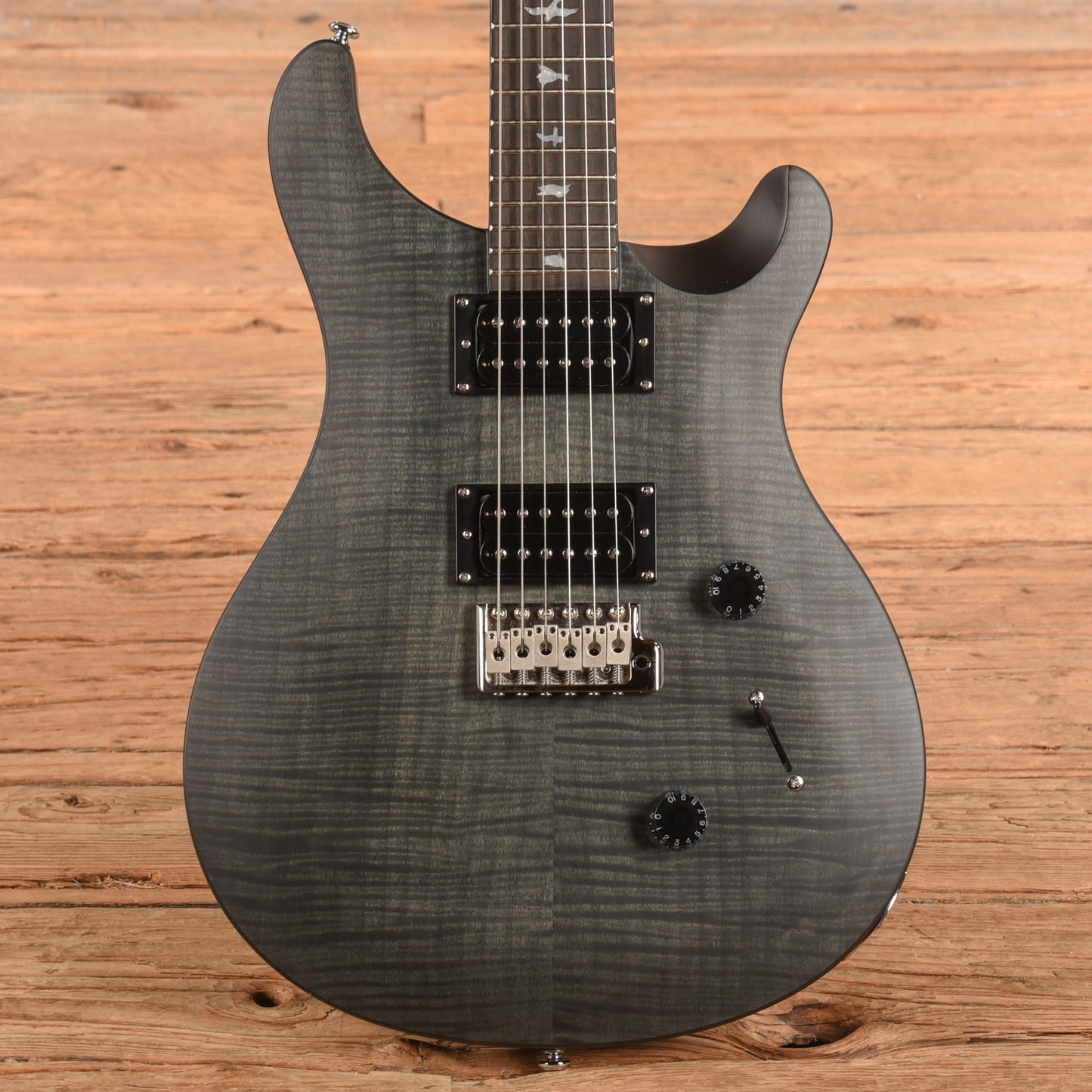 PRS Limited Edition SE Custom 24 Stealth Satin Grey Black 2019 Electric Guitars