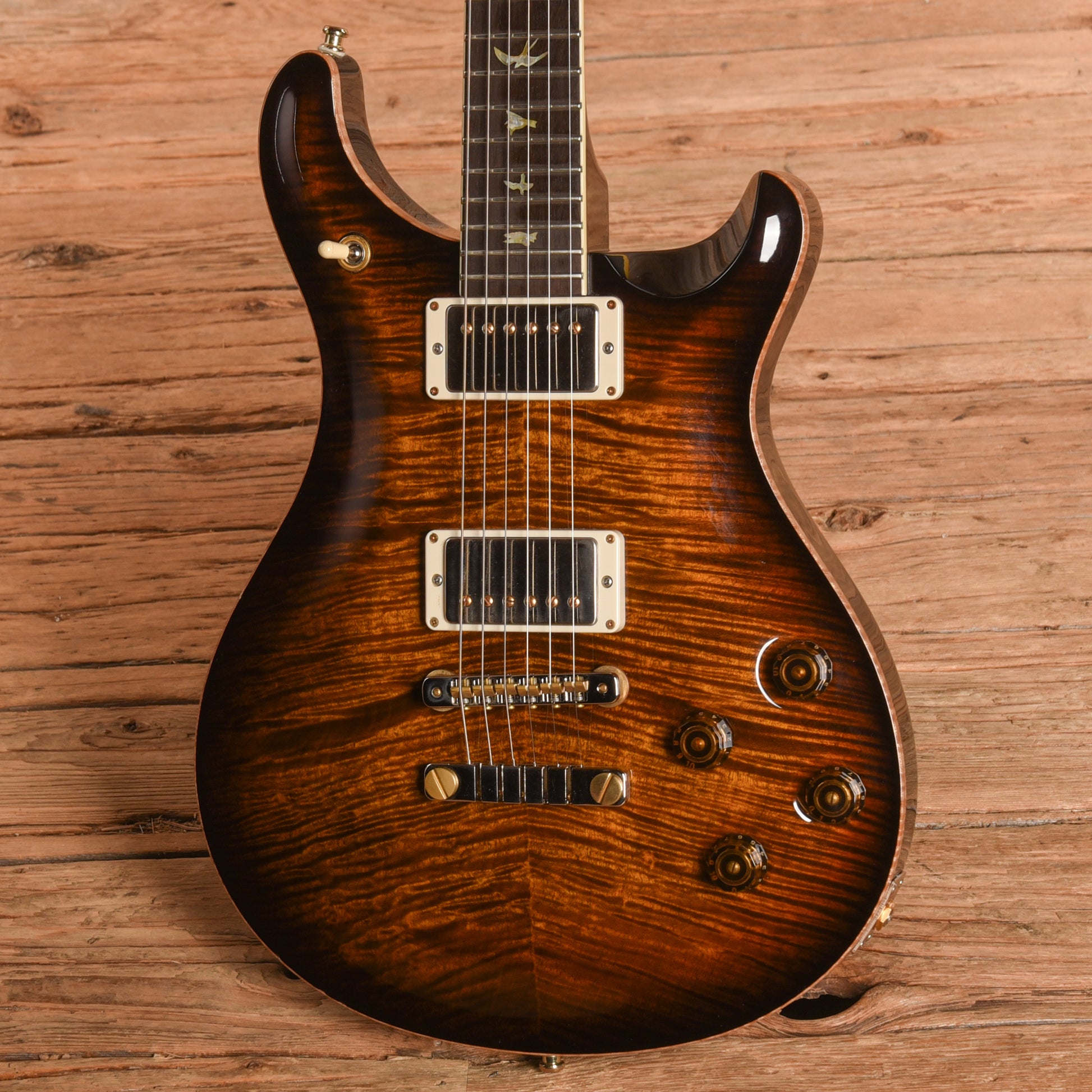 PRS McCarty 594 10 Top w/Brazilian Rosewood Fingerboard Black Gold Burst 2021 Electric Guitars