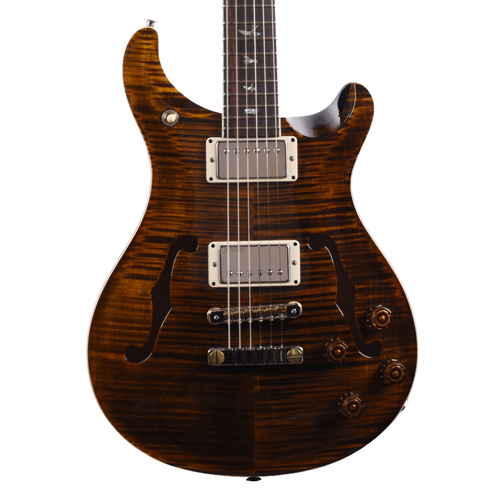 PRS McCarty 594 Hollowbody II Custom Color Burnt Orange Electric Guitars