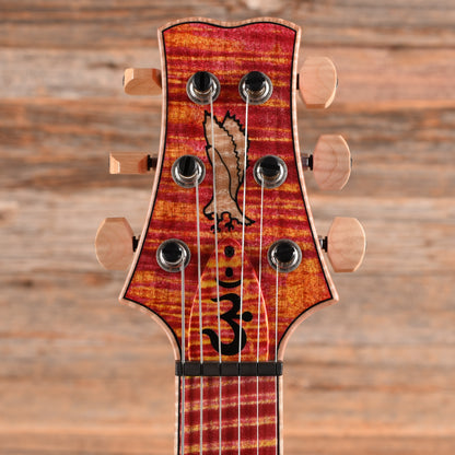 PRS Private Stock #11763 Santana Curly Maple/Swamp Ash w/w/Stained Curly Maple Neck & Fingerboard Raspberry Lemon 2025 Electric Guitars