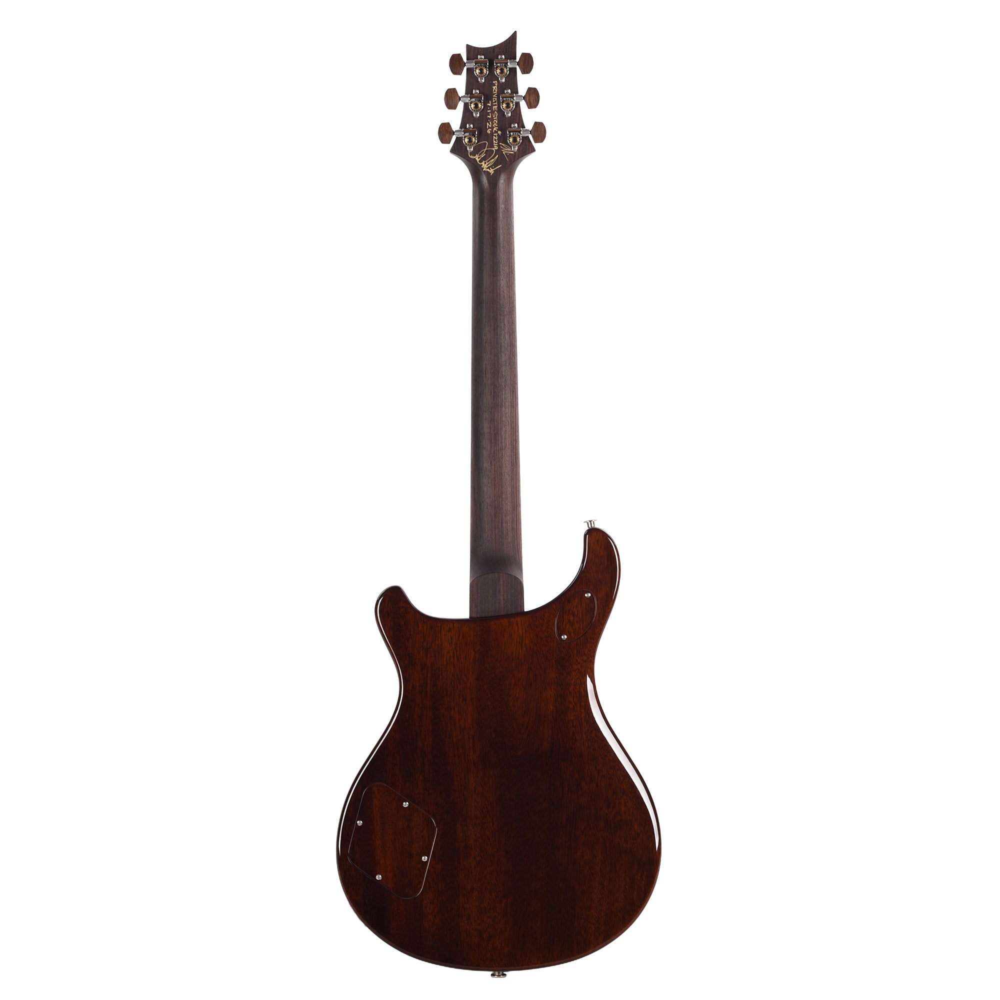 PRS Private Stock #12219 McCarty 594 Maple Burl/African Mahogany Fall Leaf Stain w/Maple Burl Bird Inlays Electric Guitars