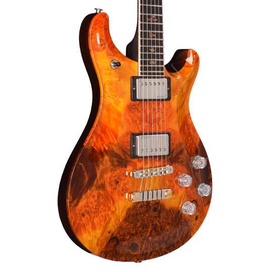 PRS Private Stock #12219 McCarty 594 Maple Burl/African Mahogany Fall Leaf Stain w/Maple Burl Bird Inlays Electric Guitars
