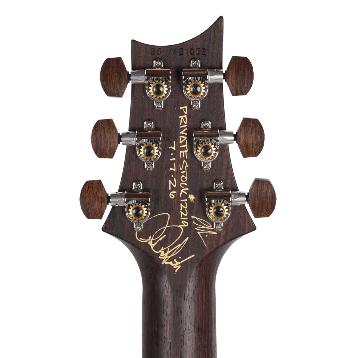 PRS Private Stock #12219 McCarty 594 Maple Burl/African Mahogany Fall Leaf Stain w/Maple Burl Bird Inlays Electric Guitars