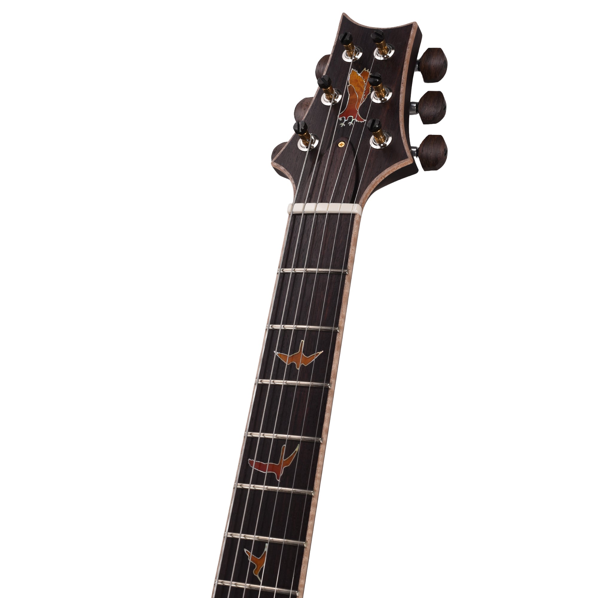 PRS Private Stock #12219 McCarty 594 Maple Burl/African Mahogany Fall Leaf Stain w/Maple Burl Bird Inlays Electric Guitars