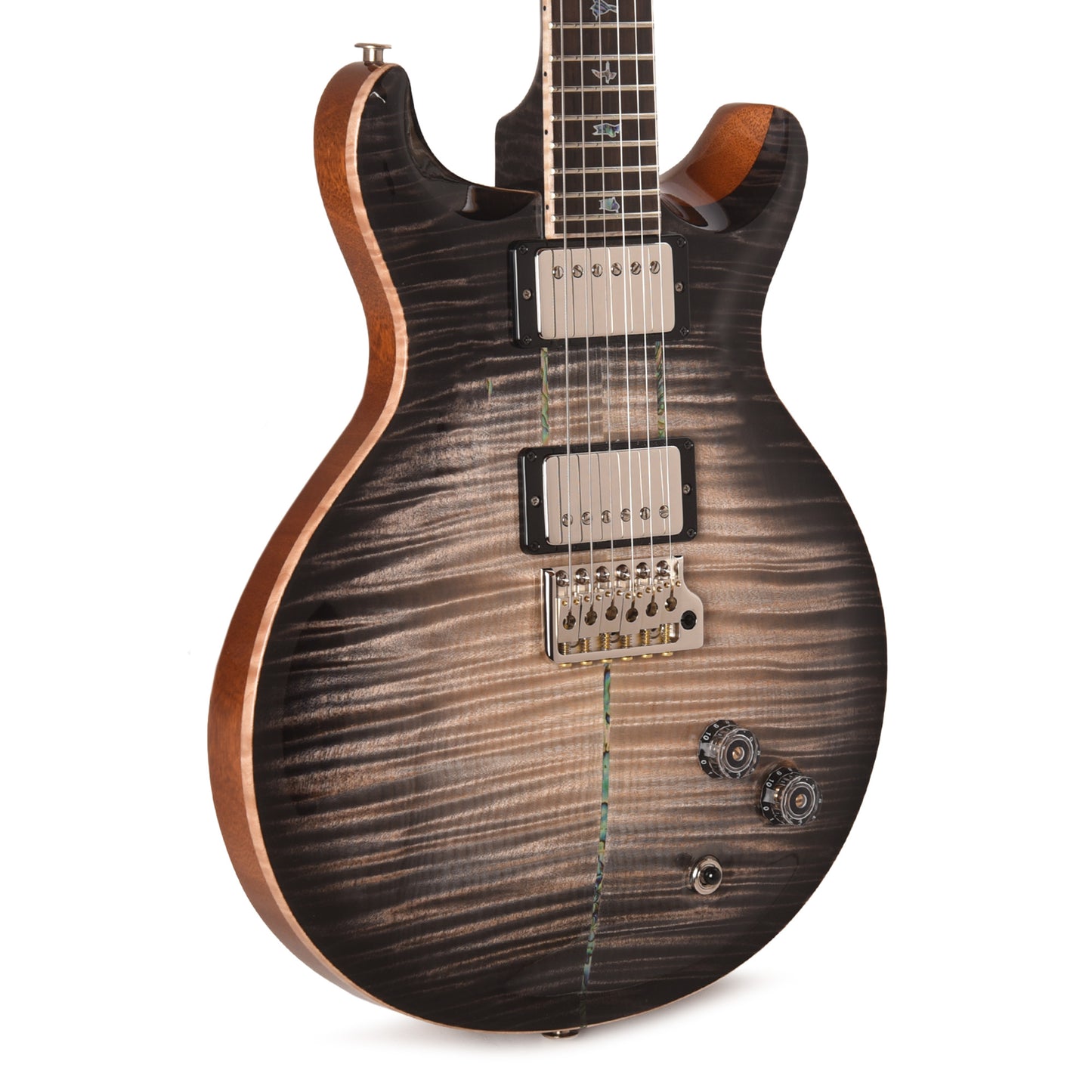 PRS Private Stock #12223 Santana Retro 594 Curly Maple/African Mahogany Frost Bite Glow w/White Wash Back Electric Guitars