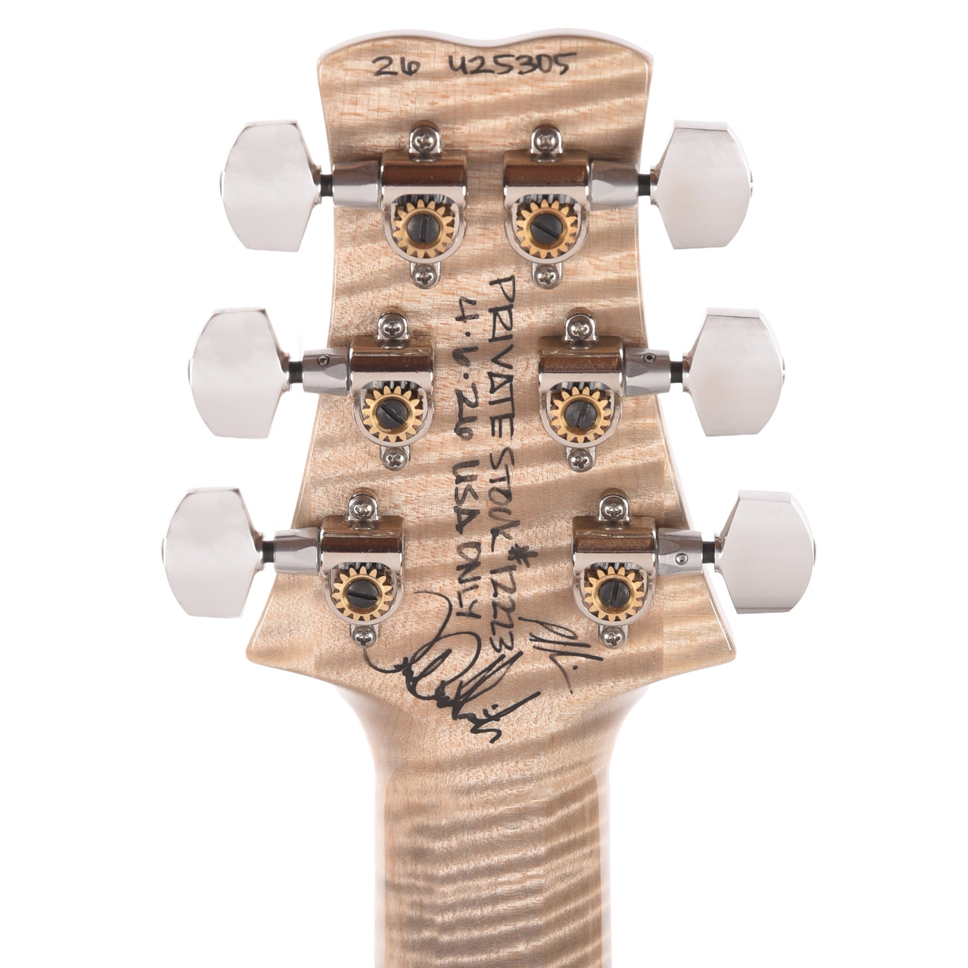 PRS Private Stock #12223 Santana Retro 594 Curly Maple/African Mahogany Frost Bite Glow w/White Wash Back Electric Guitars