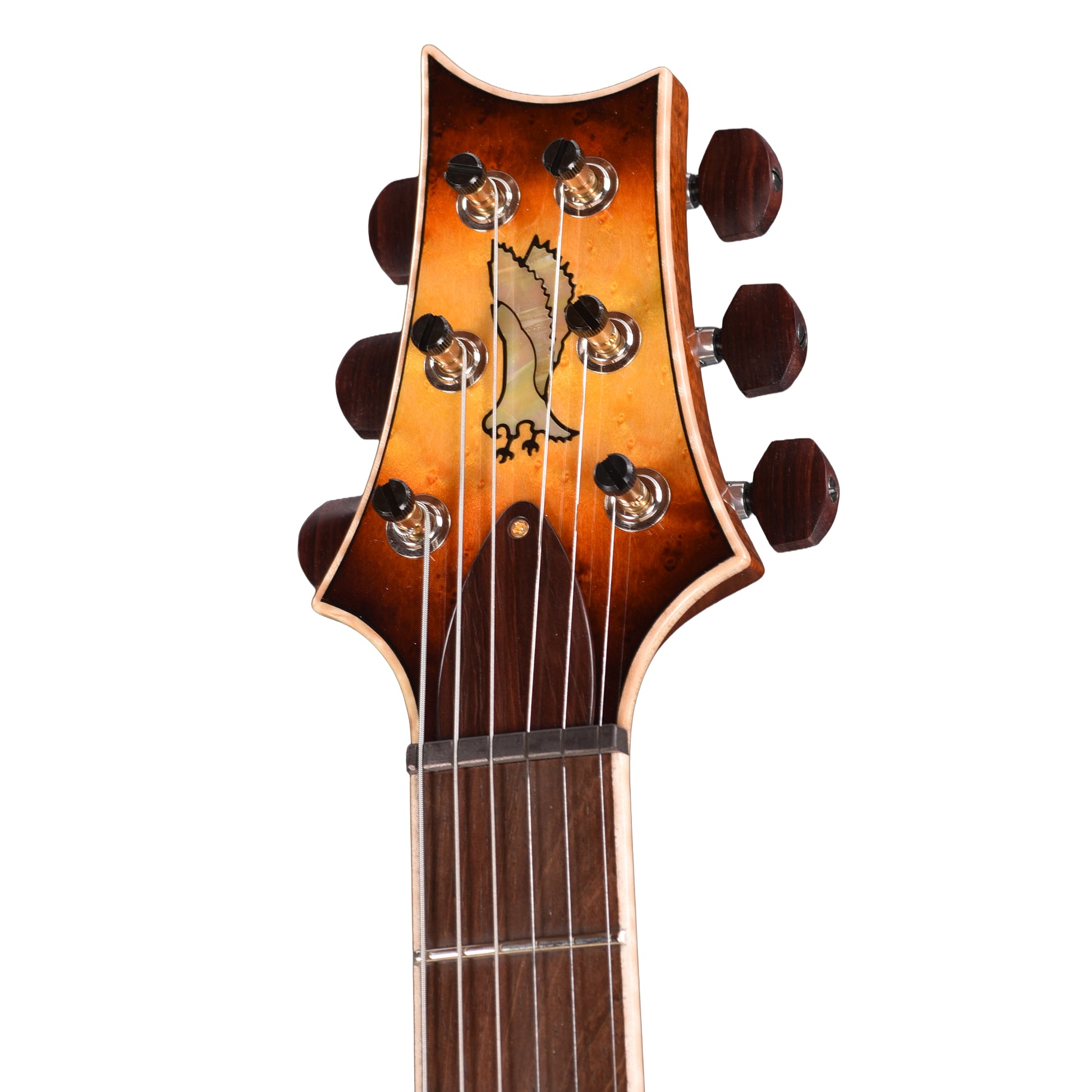 PRS Private Stock #12225 Custom 24-08 Semi-Hollow One-Piece Birdseye Maple/Mahogany Electric Tiger Glow Electric Guitars