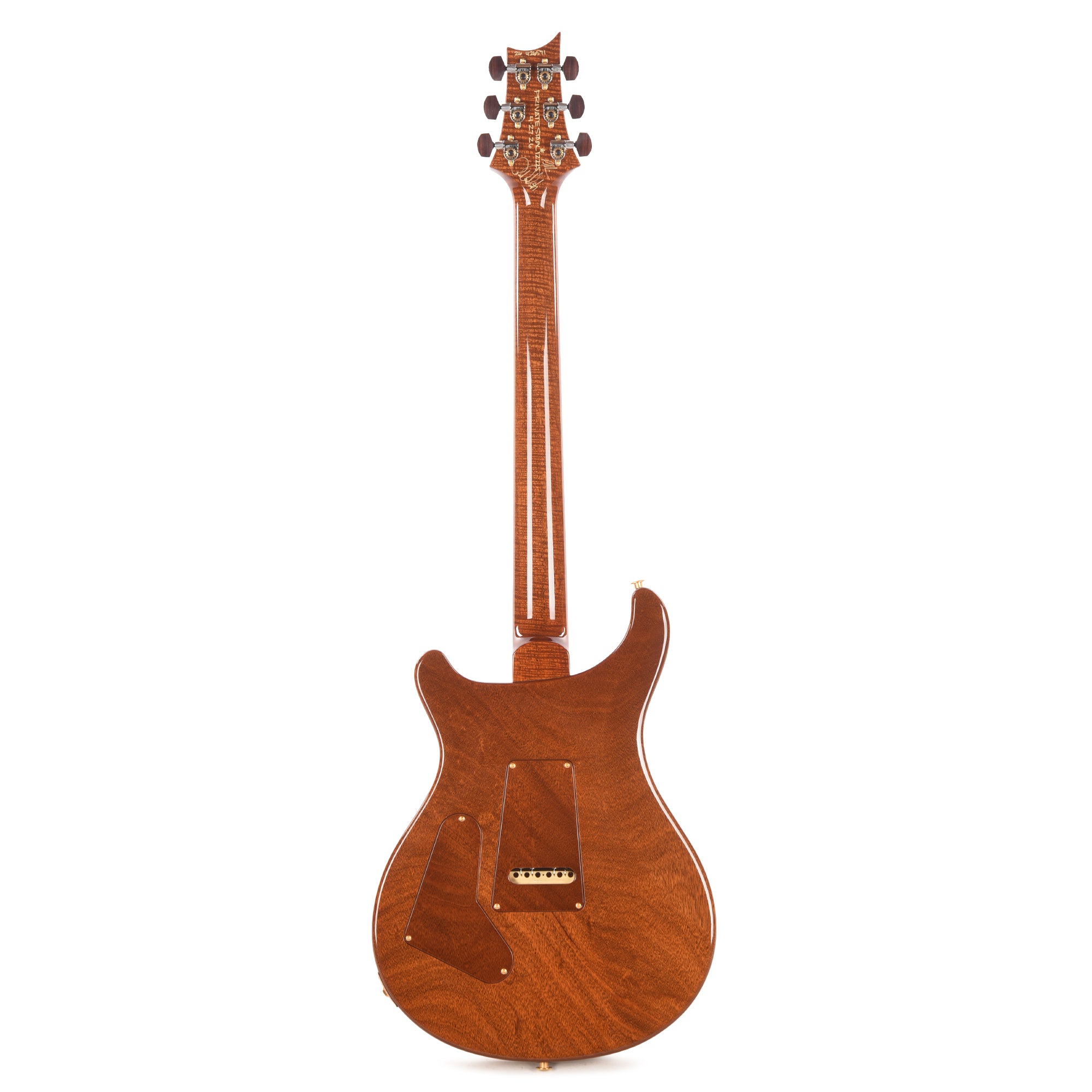 PRS Private Stock #12225 Custom 24-08 Semi-Hollow One-Piece Birdseye Maple/Mahogany Electric Tiger Glow Electric Guitars