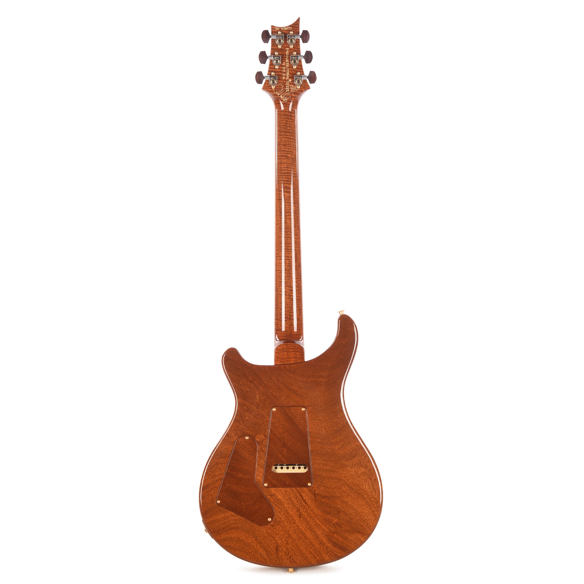 PRS Private Stock #12225 Custom 24-08 Semi-Hollow One-Piece Birdseye Maple/Mahogany Electric Tiger Glow Electric Guitars