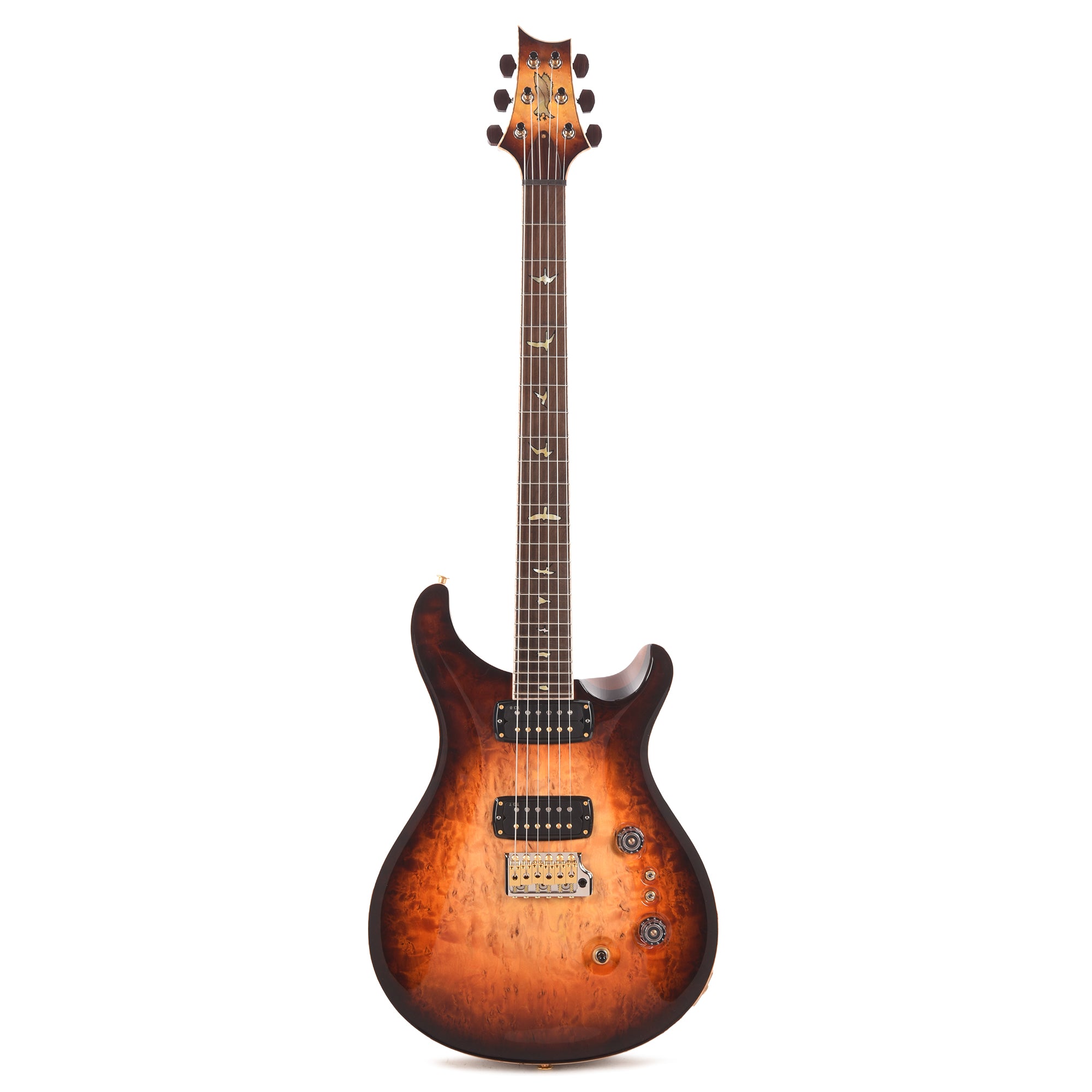 PRS Private Stock #12225 Custom 24-08 Semi-Hollow One-Piece Birdseye Maple/Mahogany Electric Tiger Glow Electric Guitars