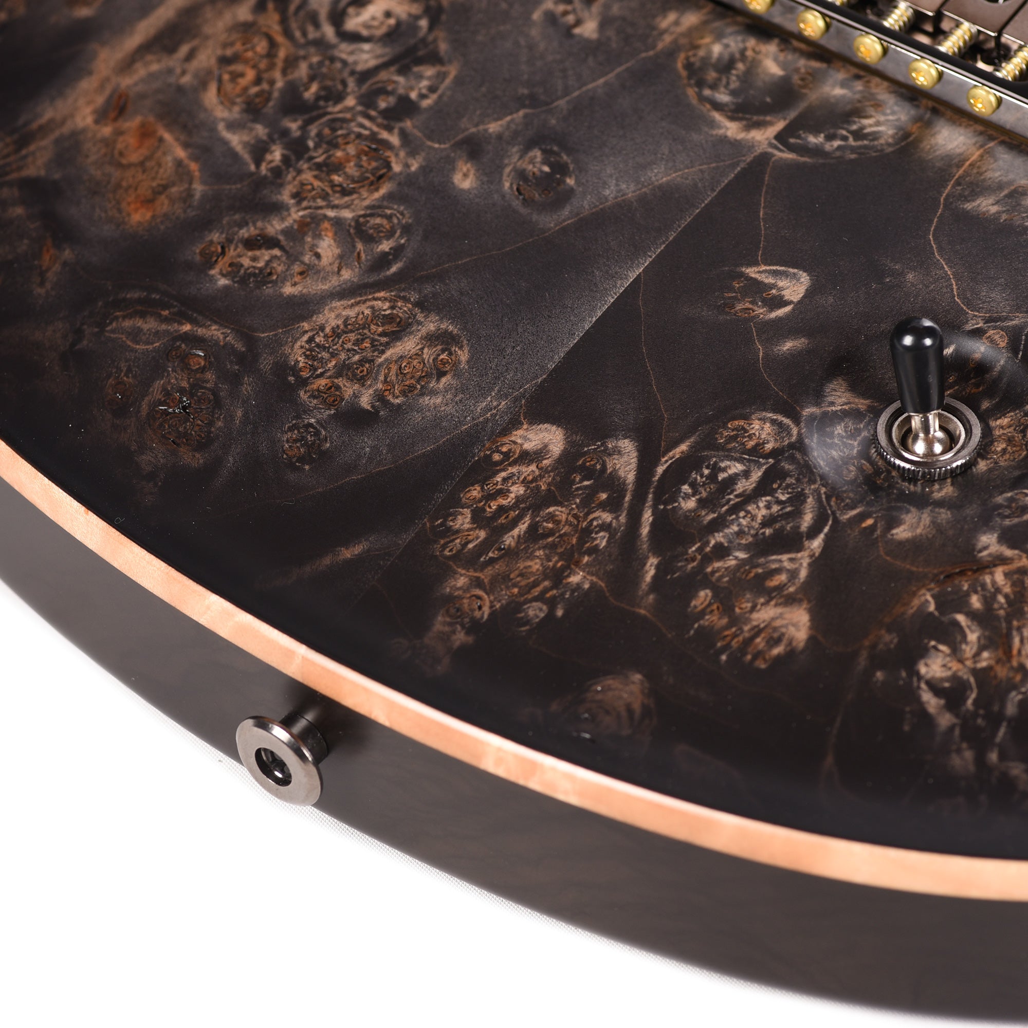 PRS Private Stock #12226 McCarty Tremolo Maple Burl/Black Limba Charcoal Satin Burst w/Macassar Ebony Neck Electric Guitars