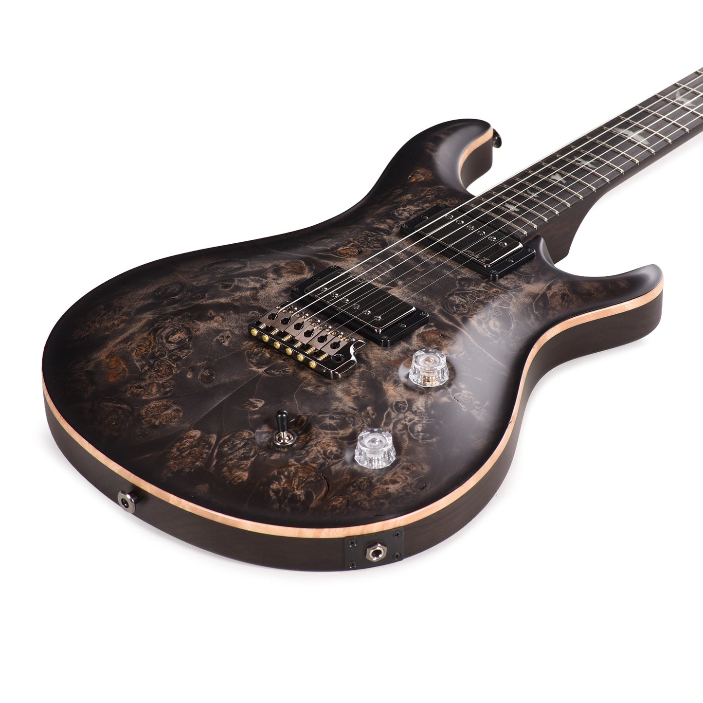 PRS Private Stock #12226 McCarty Tremolo Maple Burl/Black Limba Charcoal Satin Burst w/Macassar Ebony Neck Electric Guitars