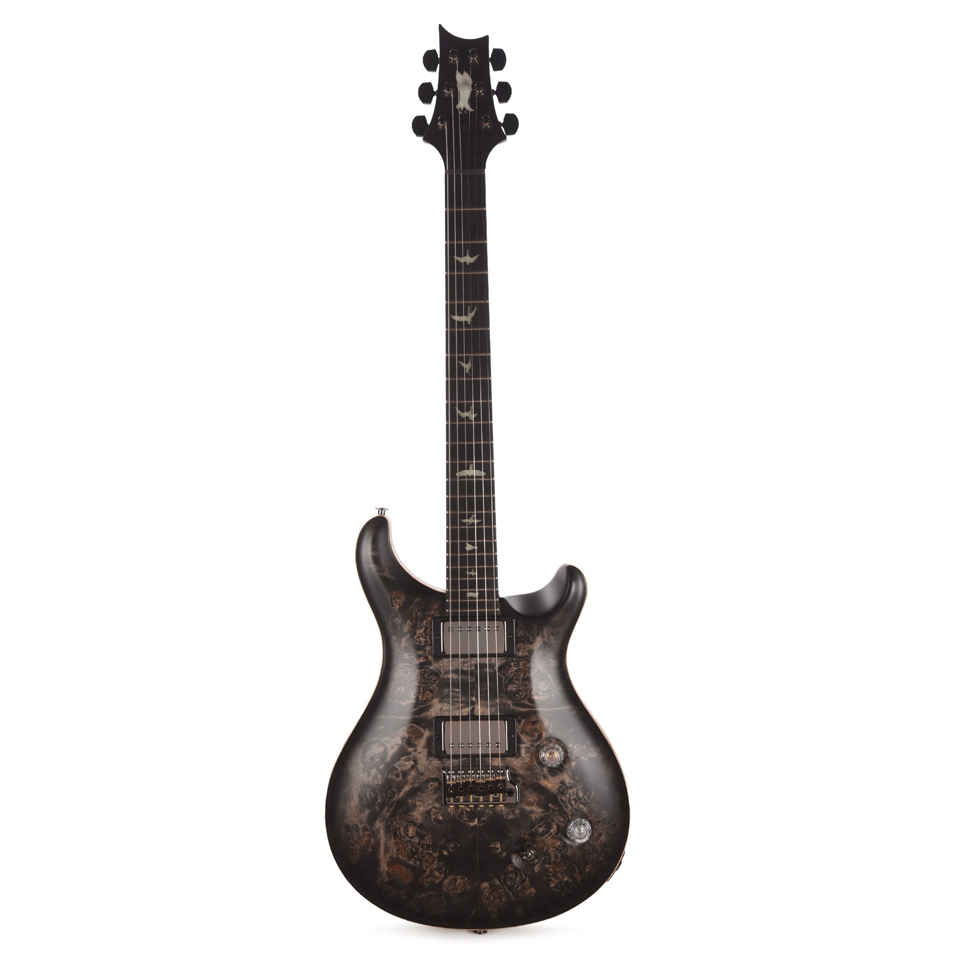 PRS Private Stock #12226 McCarty Tremolo Maple Burl/Black Limba Charcoal Satin Burst w/Macassar Ebony Neck Electric Guitars