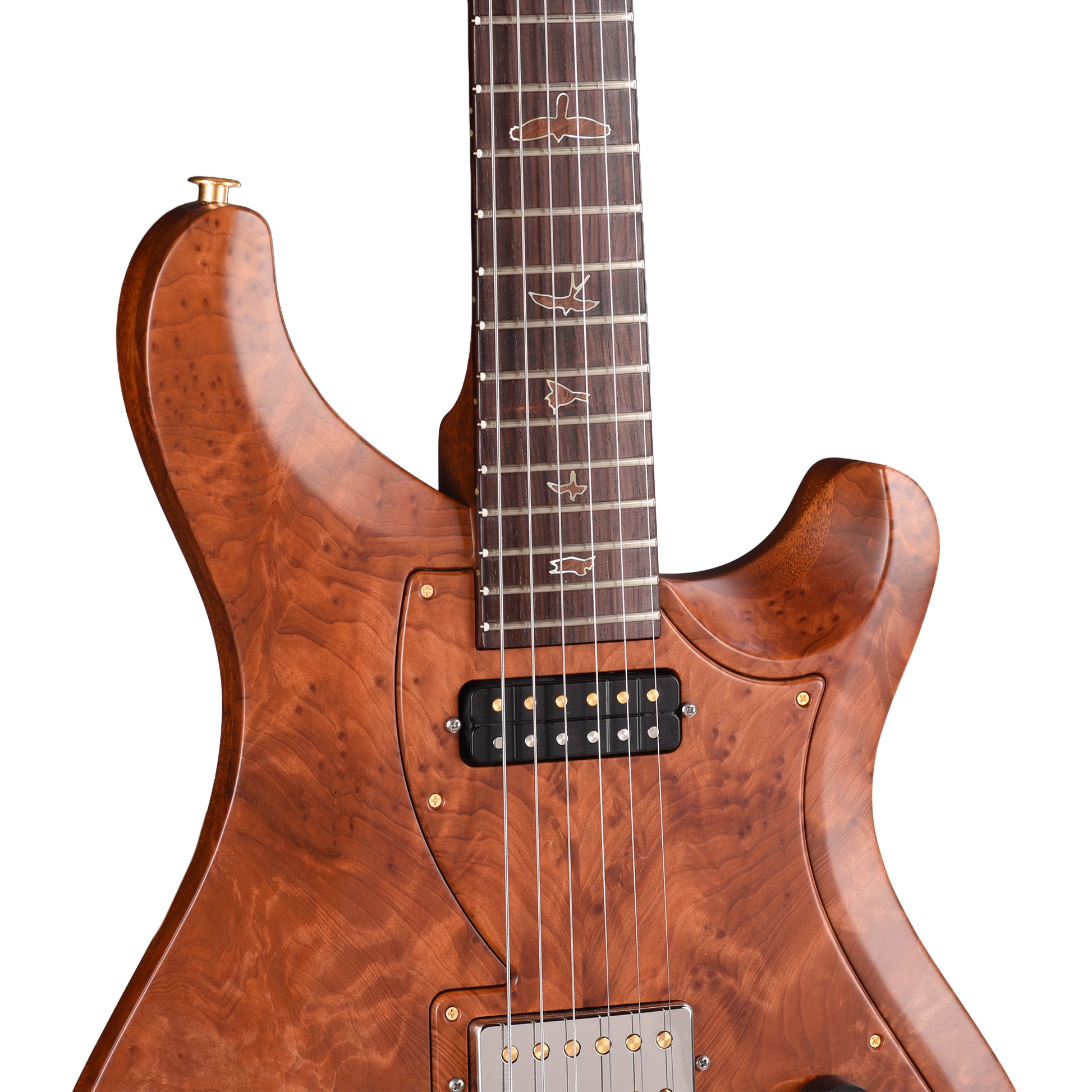 PRS Private Stock #12228 Vela Semi-Hollow Redwood/African Mahogany Antique Natural w/Matching Redwood Pickguard Electric Guitars