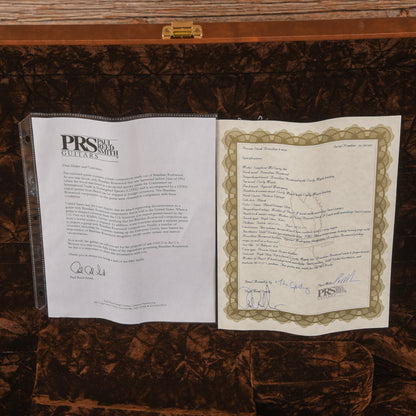 PRS Private Stock #9438 McCarty 594 Singlecut w/Brazilian Rosewood Neck Blood Orange Glow Electric Guitars