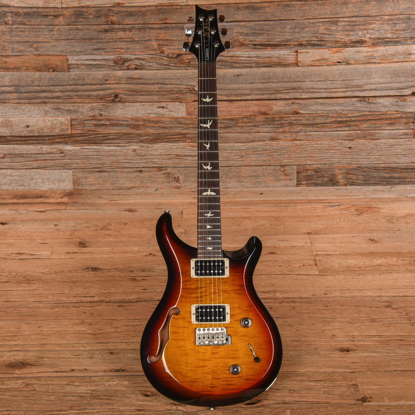 PRS S2 Custom 22 Semi-Hollow Tobacco Sunburst 2016 Electric Guitars
