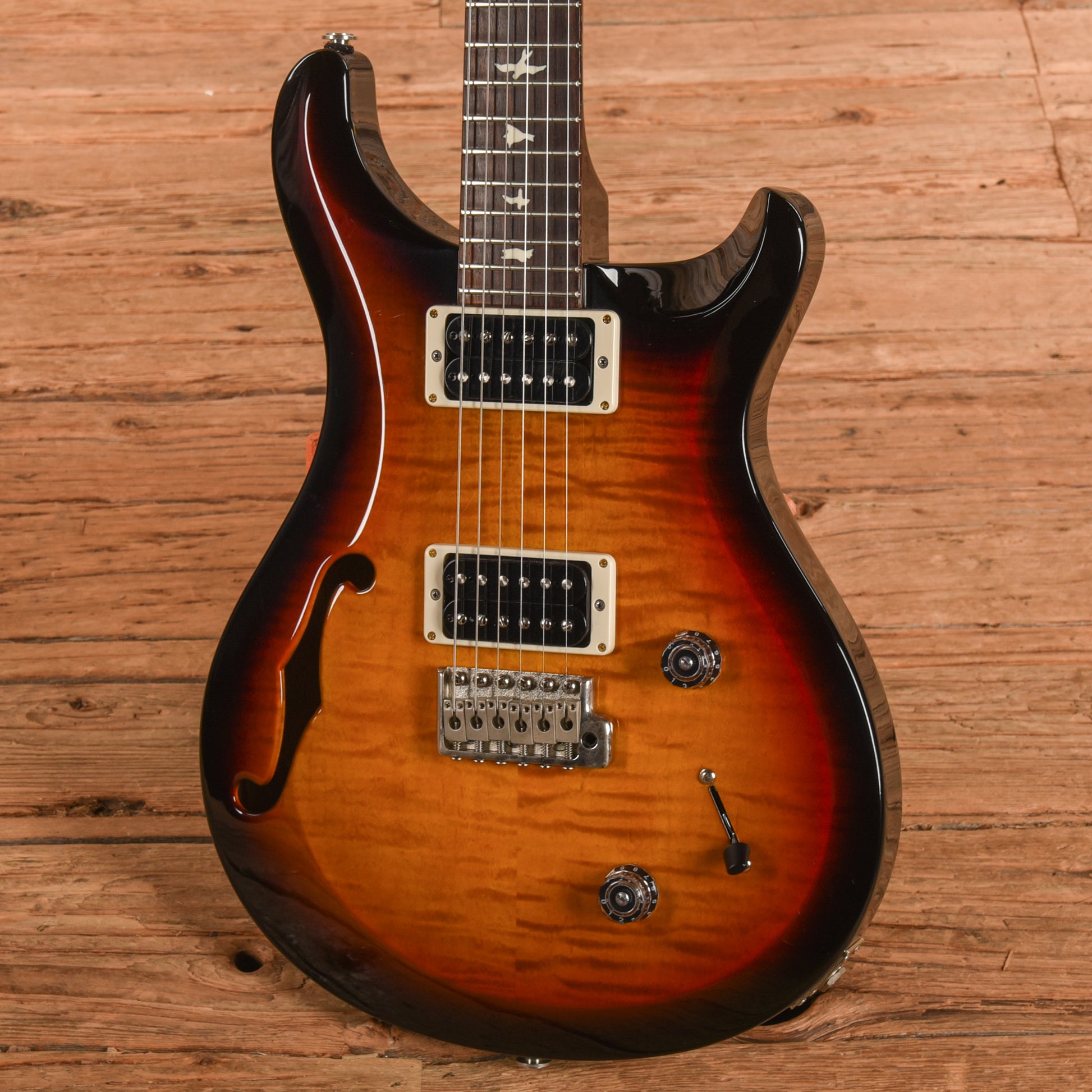 PRS S2 Custom 22 Semi-Hollow Tobacco Sunburst 2016 Electric Guitars
