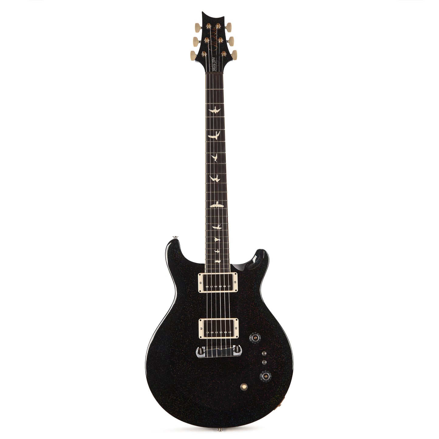 PRS S2 Mira 594 Black Rainbow Holoflake Electric Guitars