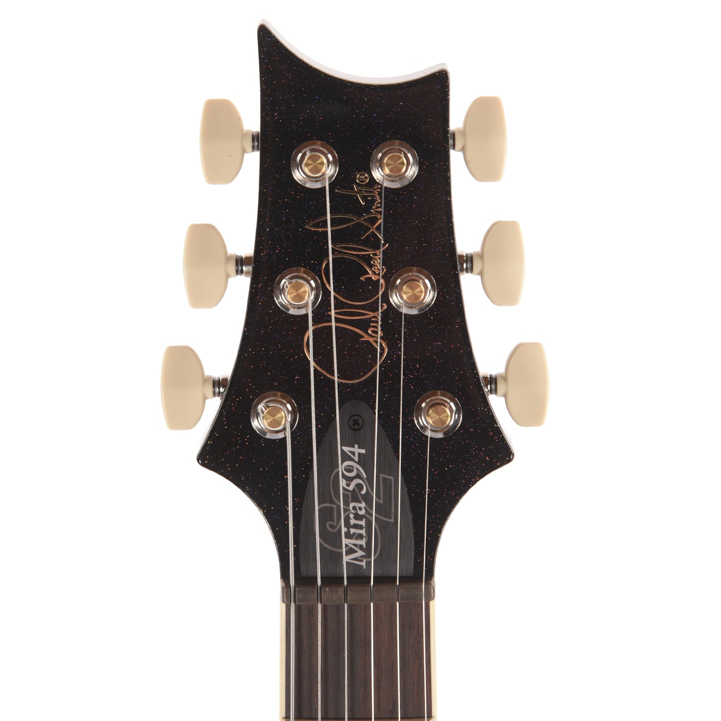 PRS S2 Mira 594 Black Rainbow Holoflake Electric Guitars