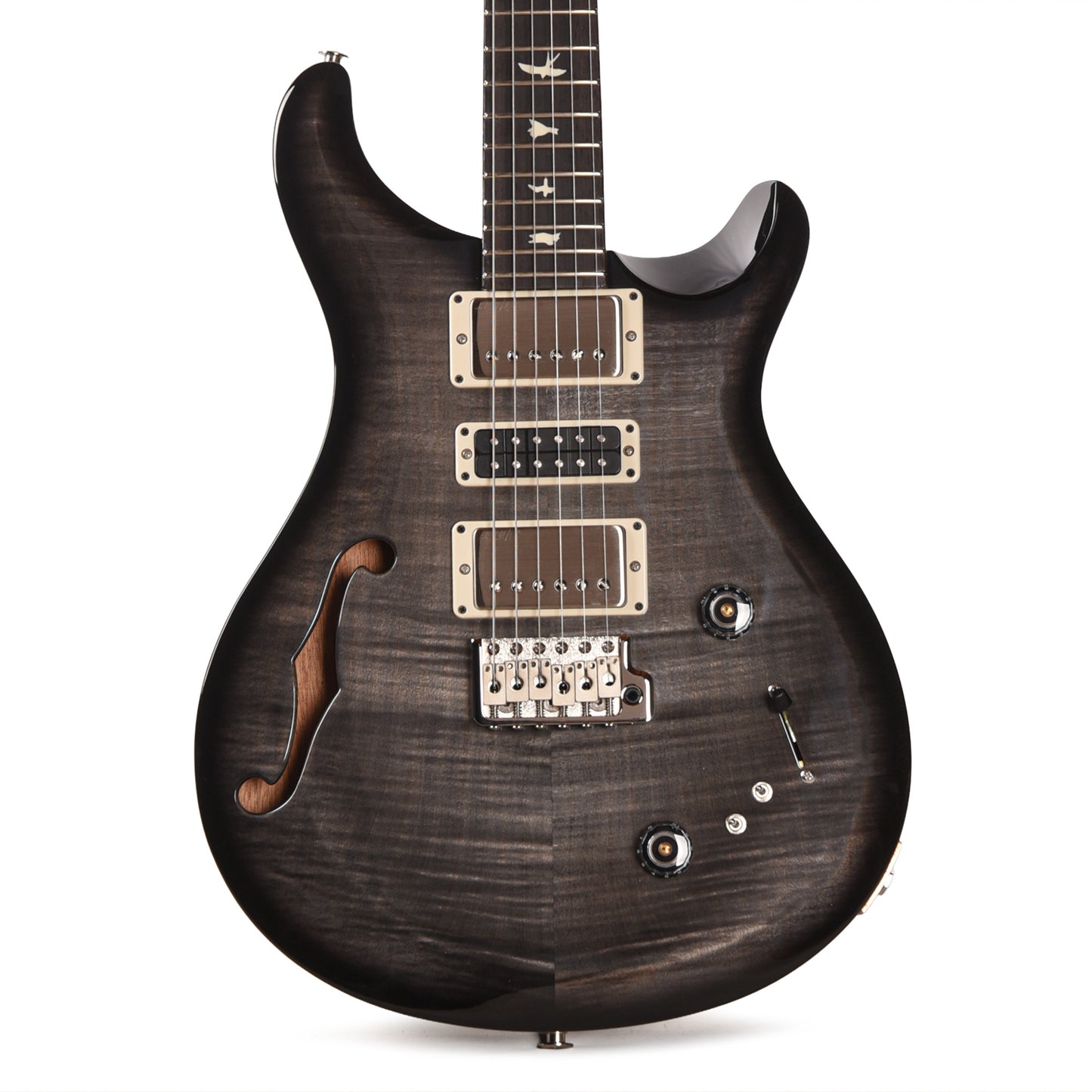 PRS S2 Special Semi-Hollow Faded Gray Black Burst Electric Guitars
