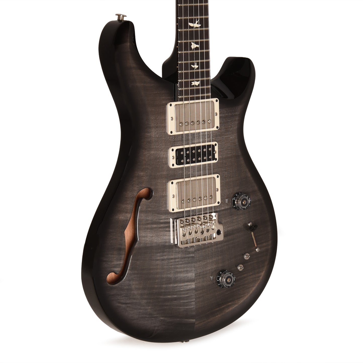PRS S2 Special Semi-Hollow Faded Gray Black Burst Electric Guitars