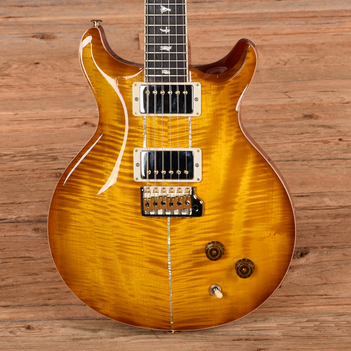 PRS Santana Retro 10-Top Santana Yellow 2024 Electric Guitars
