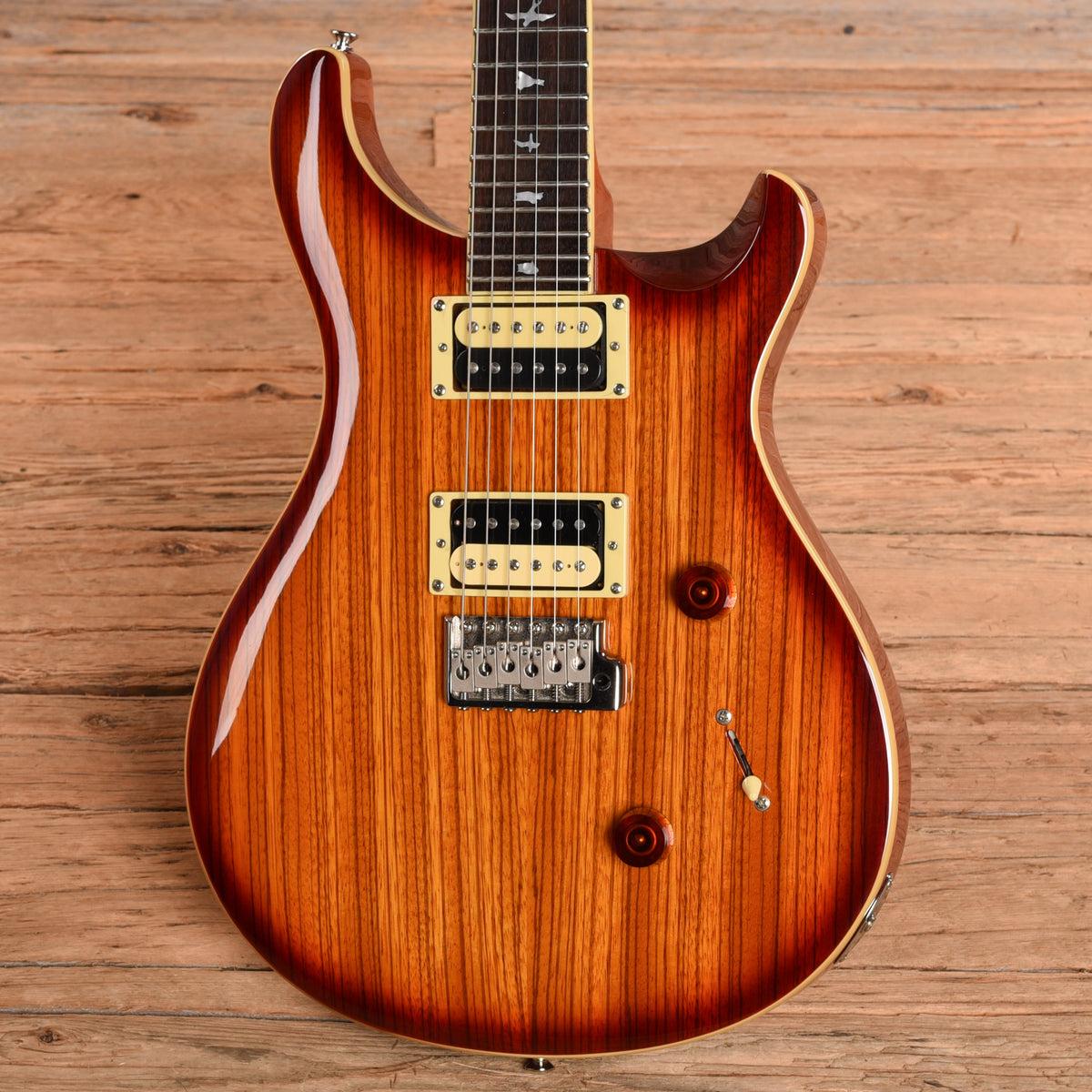 PRS SE Custom 24 Zebrawood Brown 2018 Electric Guitars