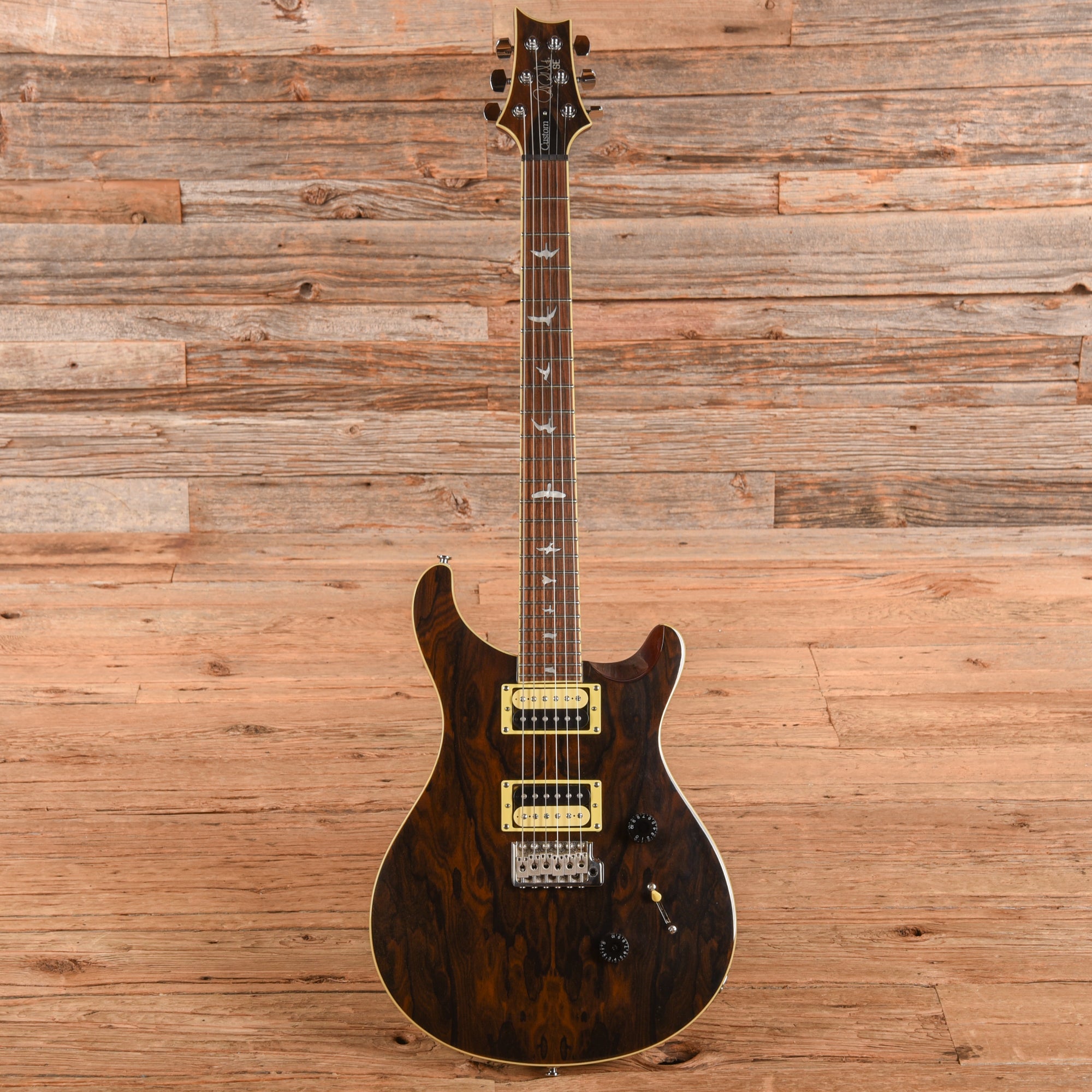 PRS SE Custom 24 Ziricote Brown 2018 – Chicago Music Exchange