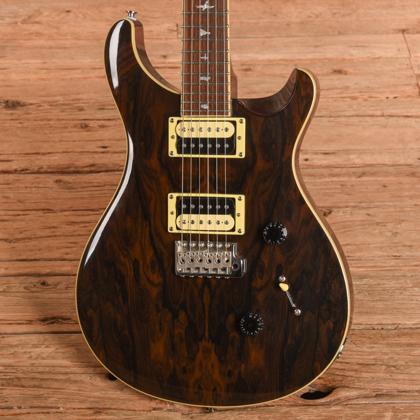 PRS SE Custom 24 Ziricote Brown 2018 Electric Guitars
