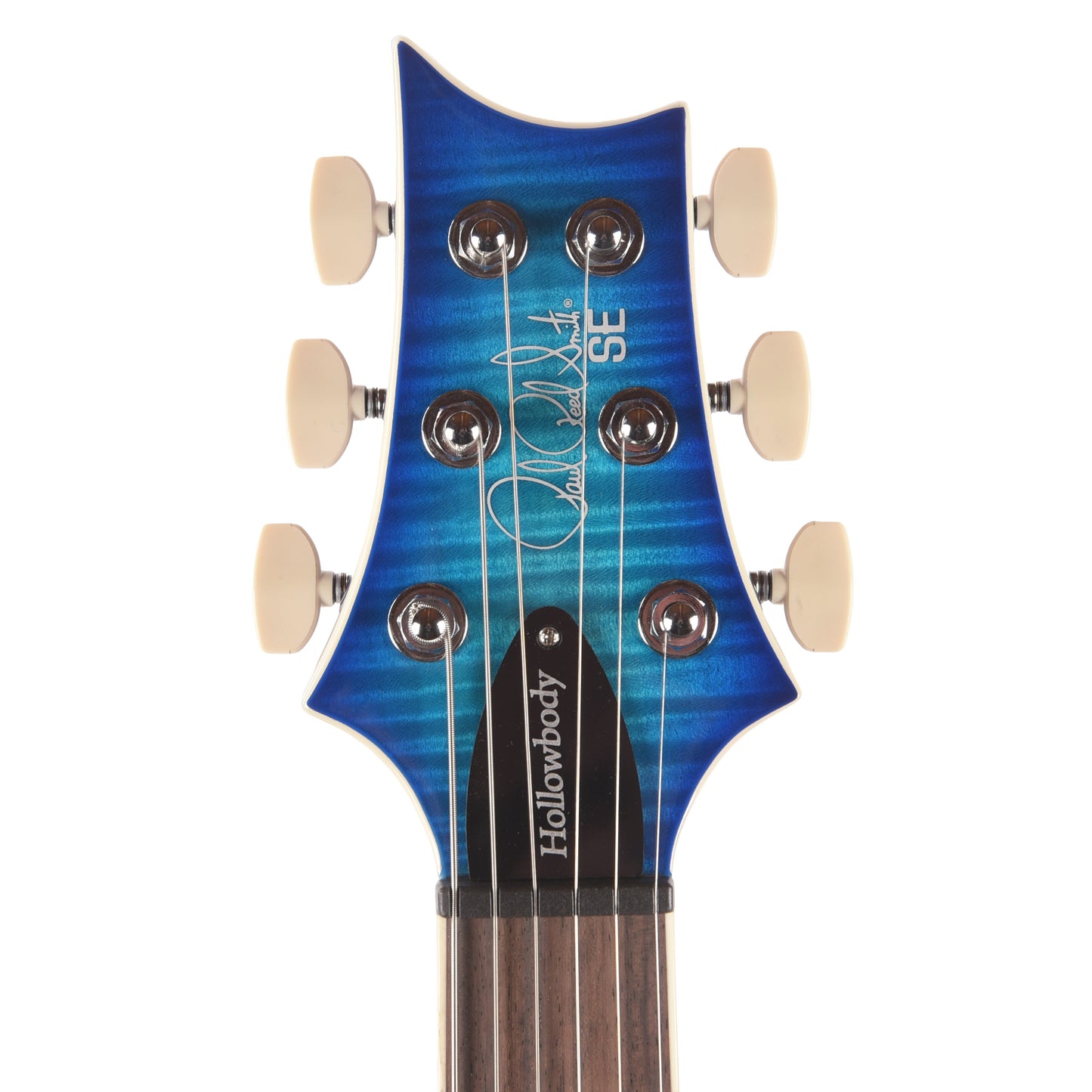 PRS SE Flat Back Hollowbody I Piezo Lake Blue Electric Guitars