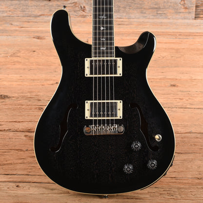 PRS SE Hollowbody Standard Piezo Trans-Black Electric Guitars