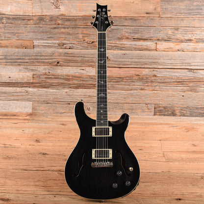 PRS SE Hollowbody Standard Piezo Trans-Black Electric Guitars