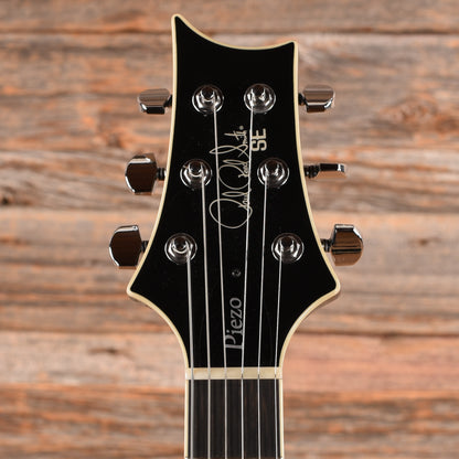 PRS SE Hollowbody Standard Piezo Trans-Black Electric Guitars