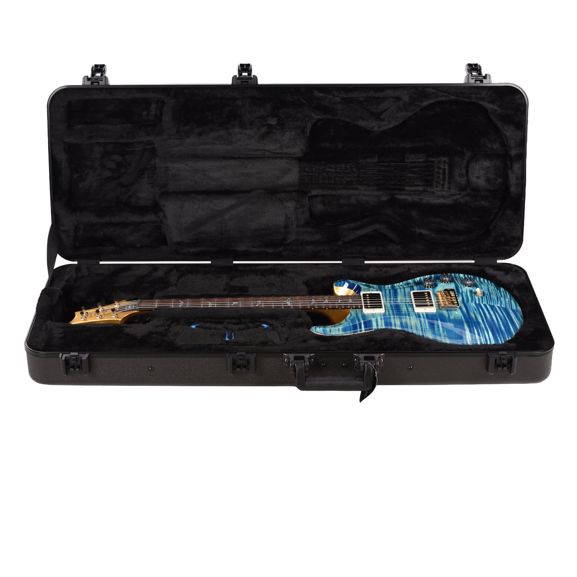 PRS Wood Library DGT 10-Top Arctic Blue w/Gold Metallic Back & Brazilian Rosewood Electric Guitars