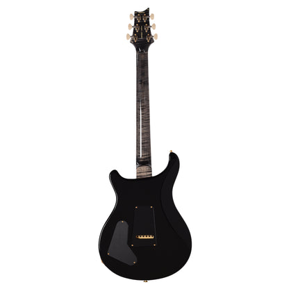 PRS Wood Library McCarty Tremolo Flame 10-Top Charcoal w/"408" Switching, Black Back & Stained Neck Electric Guitars