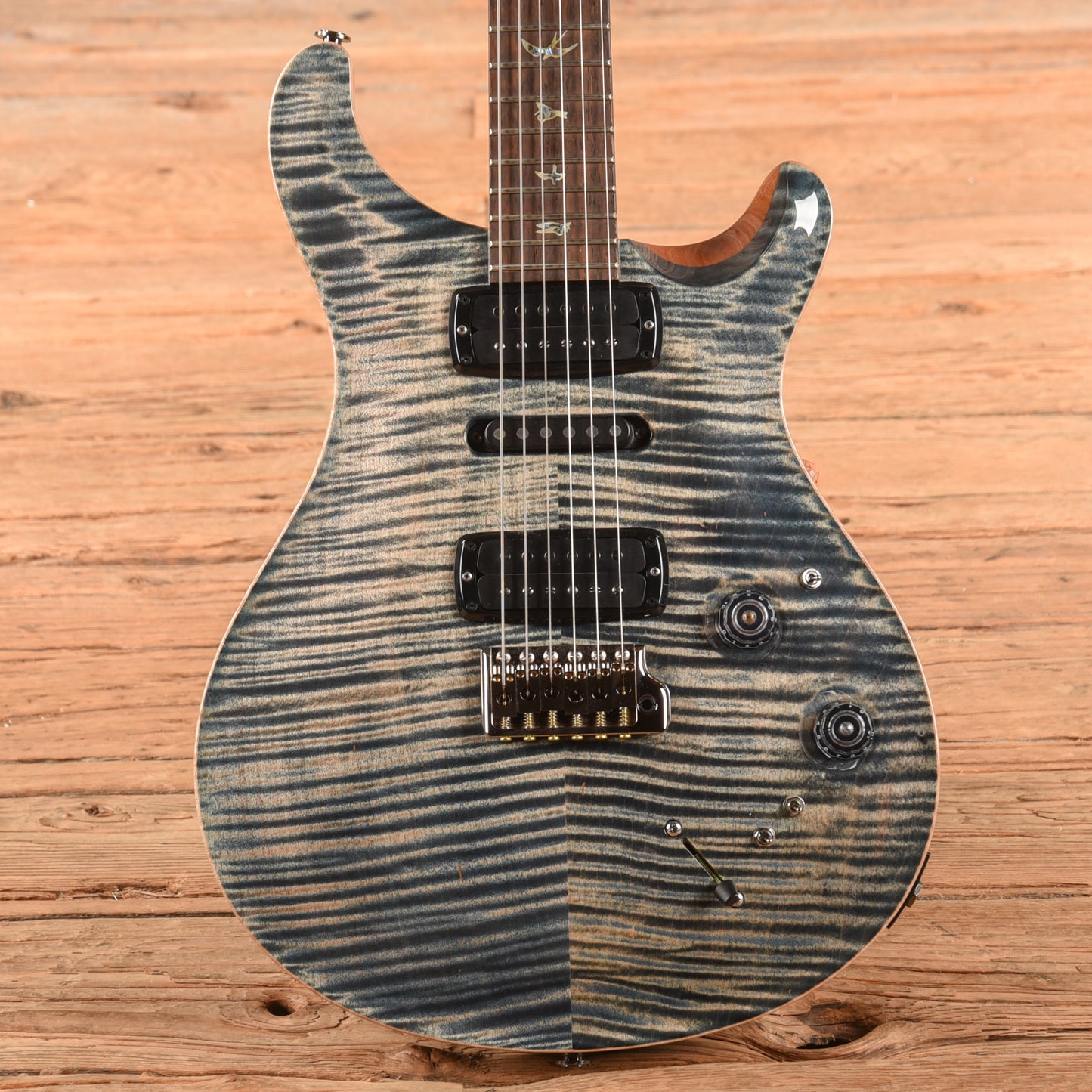 PRS Wood Library Modern Eagle V Faded Blue Jean 2022 Electric Guitars