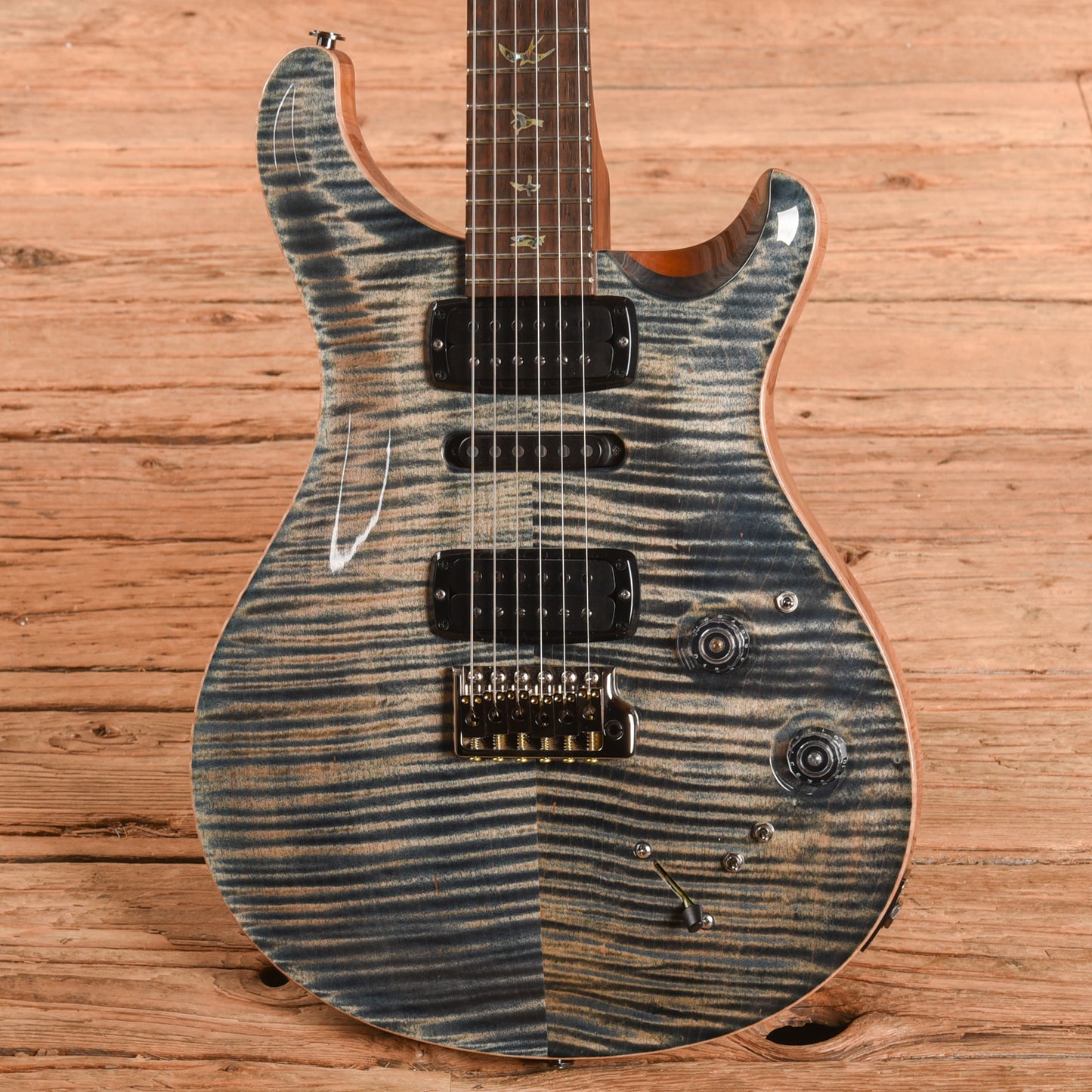 PRS Wood Library Modern Eagle V Faded Blue Jean 2022 Electric Guitars