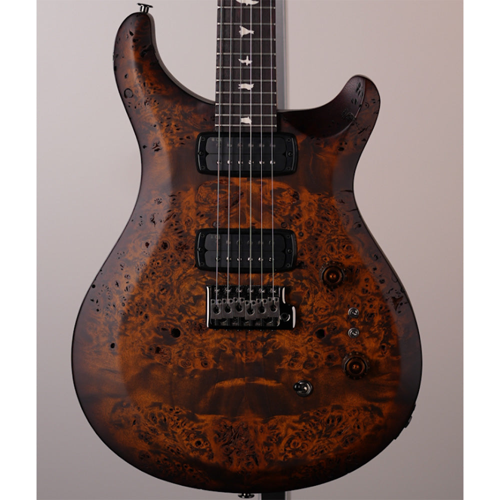 PRS Wood Library Select Limited S2 Custom 24-08 Poplar Burl Black Gold Burst Electric Guitars