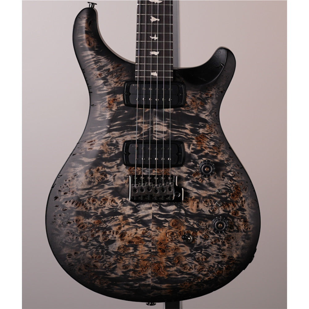 PRS Wood Library Select Limited S2 Custom 24-08 Poplar Burl Charcoal Burst Electric Guitars