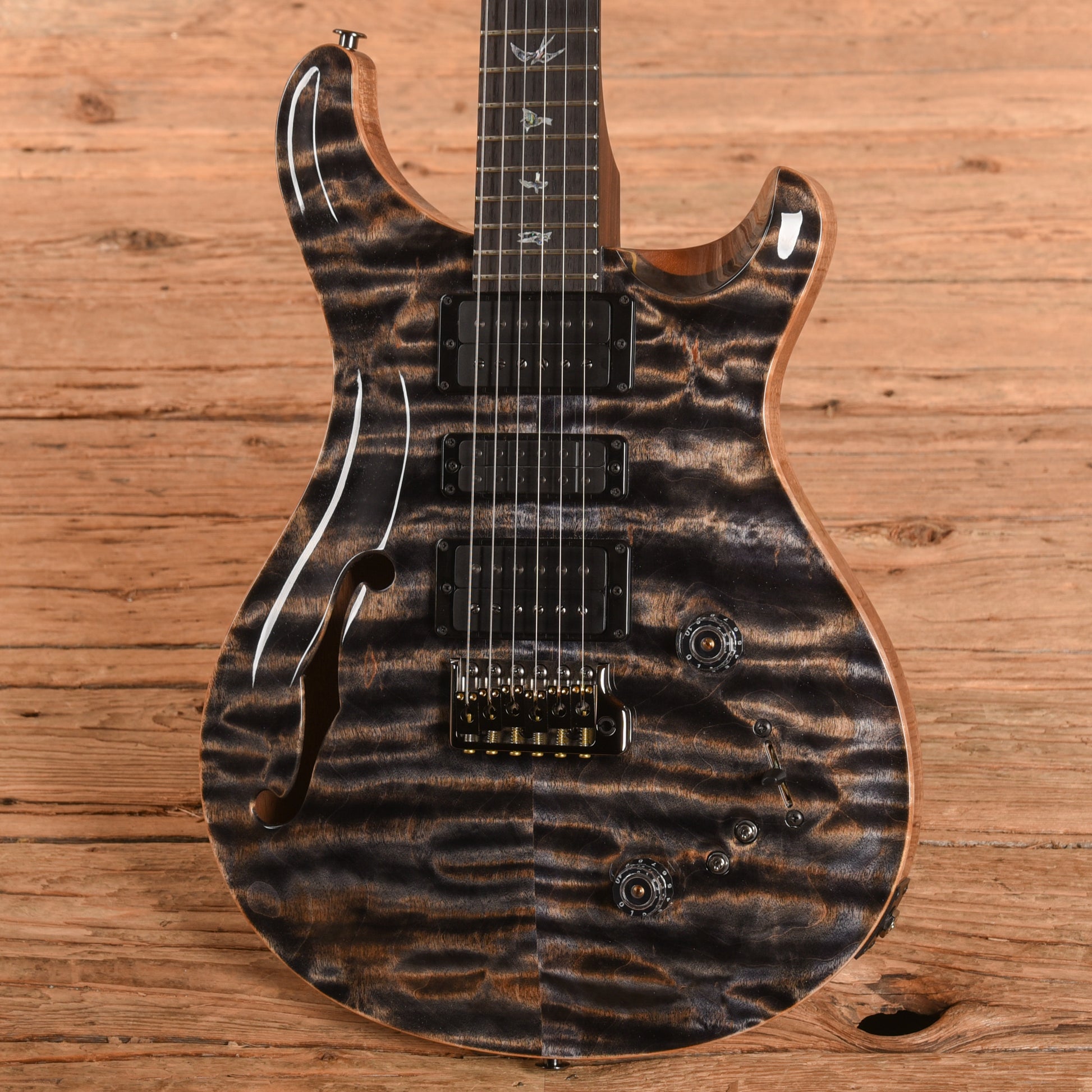 PRS Wood Library Special 22 Semi-Hollow Charcoal 2025 Electric Guitars