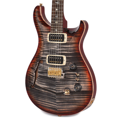 PRS 40th Anniversary Limited Edition Custom 24-08 Semi-Hollow Charcoal Cherry Burst Electric Guitars / Semi-Hollow