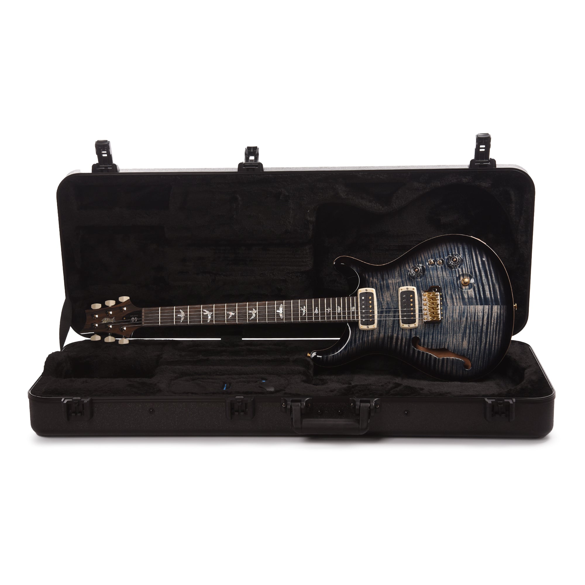 PRS 40th Anniversary Limited Edition Custom 24-08 Semi-Hollow Faded Whale Blue Smokeburst Electric Guitars / Semi-Hollow